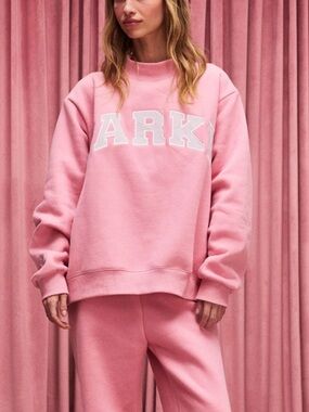 Parke Blush & Lavender Mockneck L/XL NWT